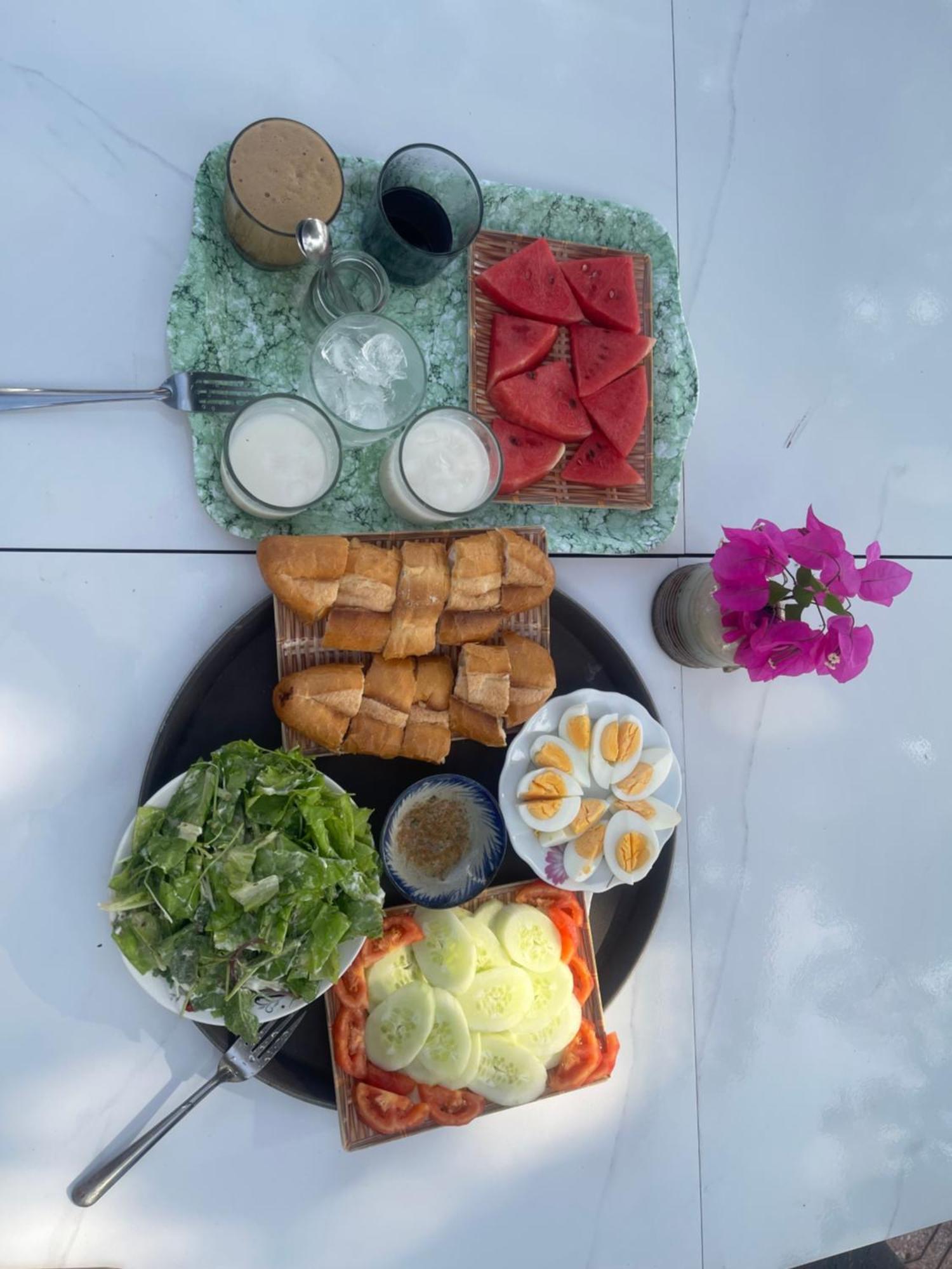 Moc Homestay- Near Bai Dai Beach Cam Lam المظهر الخارجي الصورة
