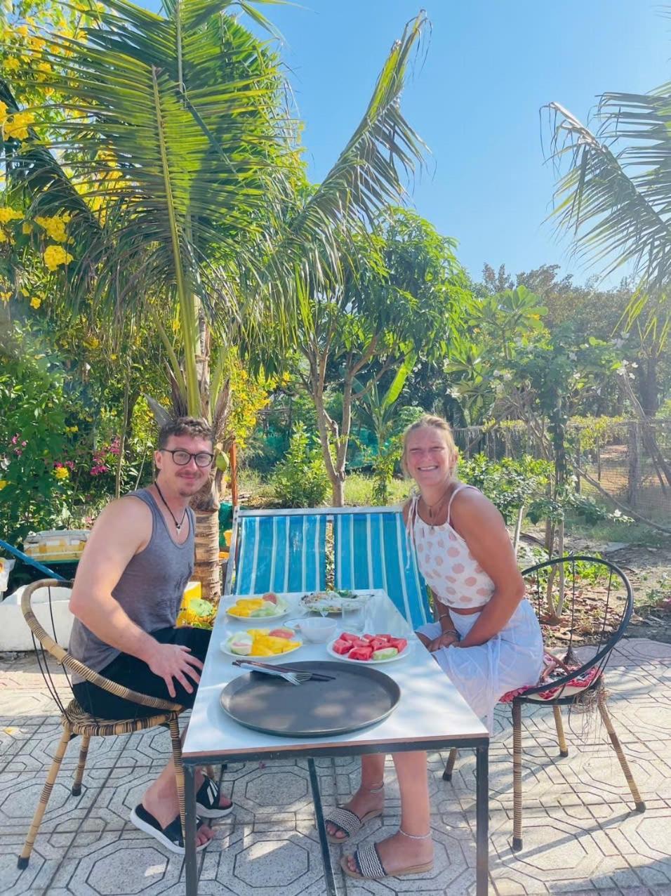 Moc Homestay- Near Bai Dai Beach Cam Lam المظهر الخارجي الصورة